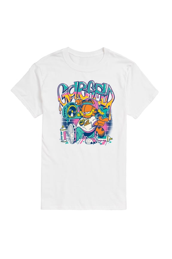 - Garf Graffiti - Men's Short Sleeve Graphic T-Shirt