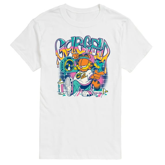 Garfield - Garf Graffiti - Men's Short Sleeve Graphic T-Shirt