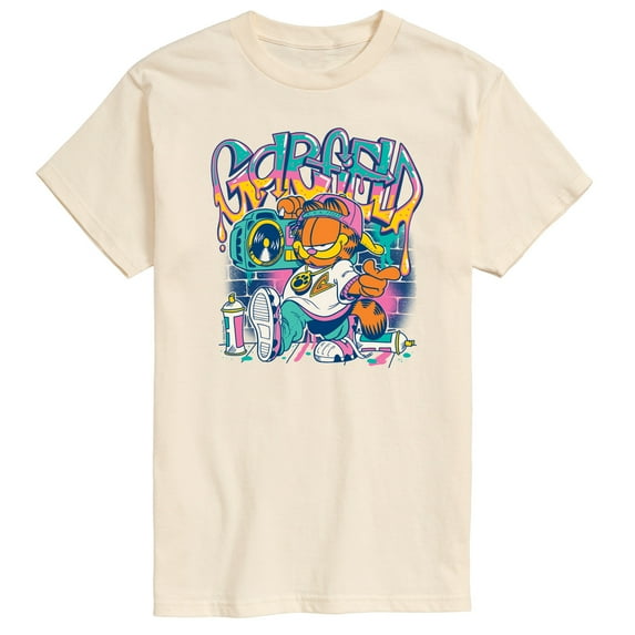 Garfield - Garf Graffiti - Men's Short Sleeve Graphic T-Shirt