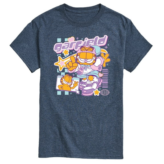Garfield - Garf Kawaii Y2K - Men's Short Sleeve Graphic T-Shirt