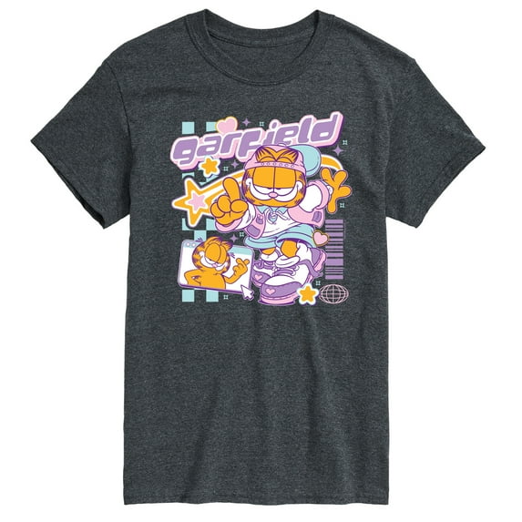 Garfield - Garf Kawaii Y2K - Men's Short Sleeve Graphic T-Shirt
