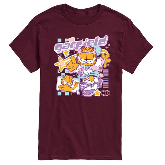 Garfield - Garf Kawaii Y2K - Men's Short Sleeve Graphic T-Shirt