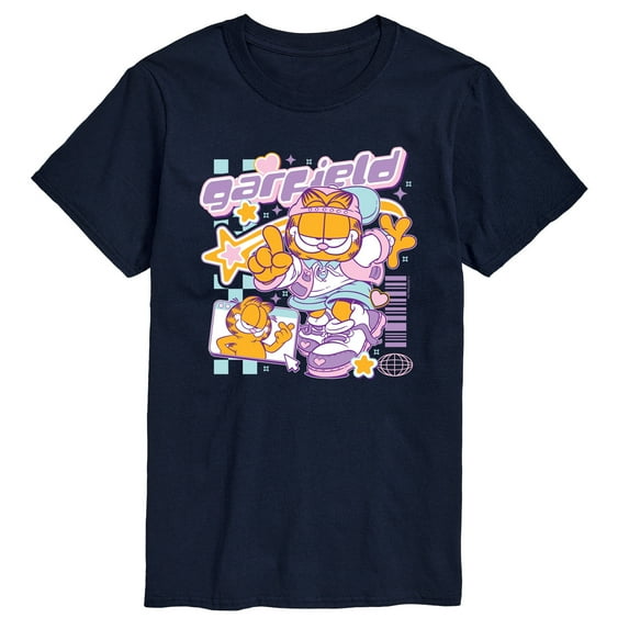 Garfield - Garf Kawaii Y2K - Men's Short Sleeve Graphic T-Shirt