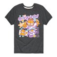 thumbnail image 1 of Garfield - Garf Kawaii Y2K - Youth And Toddler Short Sleeve Graphic T-Shirt, 1 of 5