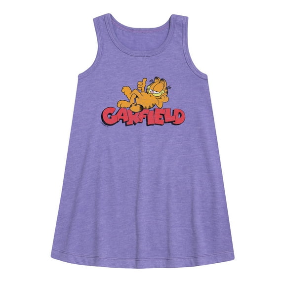 Garfield - Garf Laying - Toddler & Youth Girls A-line Dress