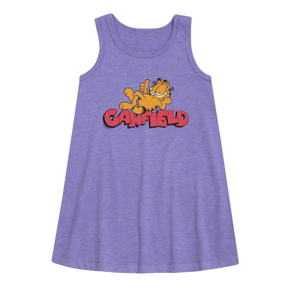 Garfield - Garf Laying - Toddler & Youth Girls A-line Dress
