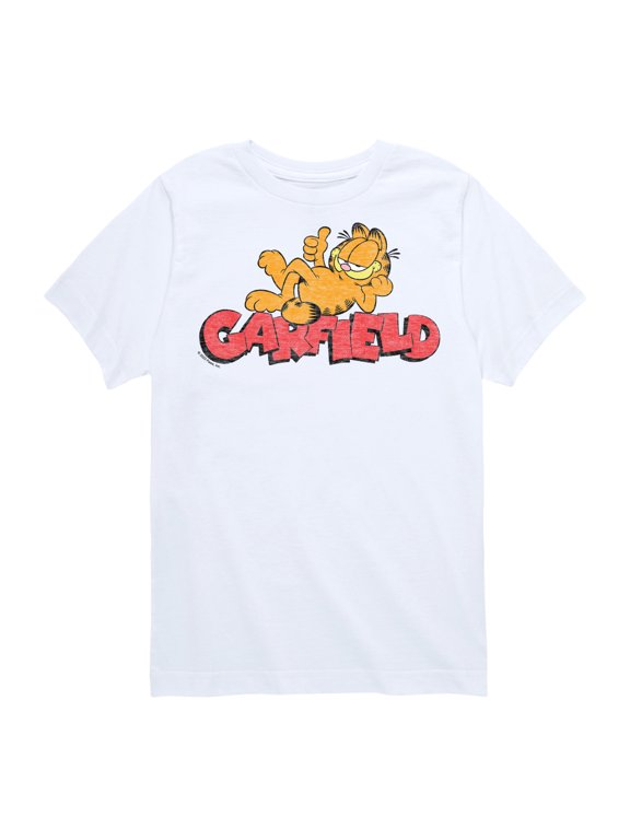 - Garf Laying Boys' Short Sleeve Graphic T-Shirt