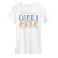 thumbnail image 1 of Garfield - Garf Lineup - Women's Short Sleeve Graphic T-Shirt, 1 of 4
