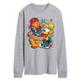 thumbnail image 1 of Garfield - Garf Odie Stickers - Men's Long Sleeve Graphic T-Shirt, 1 of 4