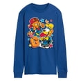 thumbnail image 1 of Garfield - Garf Odie Stickers - Men's Long Sleeve Graphic T-Shirt, 1 of 4
