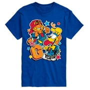 GARFIELD - Garf Odie Stickers - Men's Short Sleeve Graphic T-Shirt