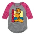 thumbnail image 1 of Garfield - Garf Pixel Square - Toddler & Youth Girls Raglan Graphic T-Shirt, 1 of 5