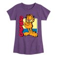 thumbnail image 1 of Garfield - Garf Pixel Square - Toddler & Youth Girls Short Sleeve Graphic T-Shirt, 1 of 5