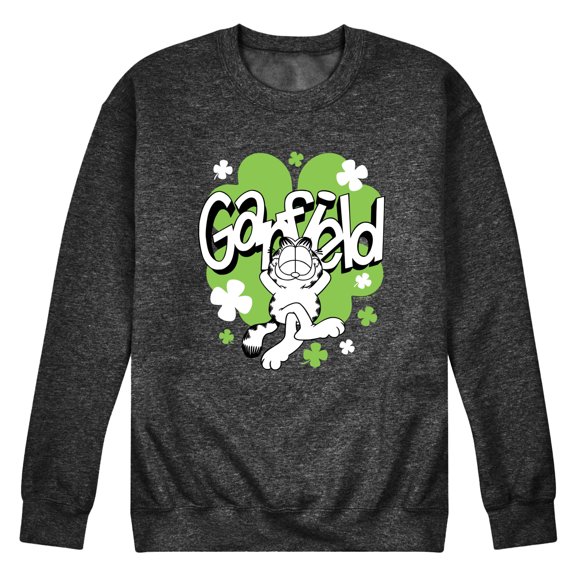 Garfield - Garf Shamrock - Men's Crew Fleece Sweatshirt