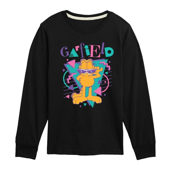 Garfield - Garfield 90S Logo - Toddler & Youth Long Sleeve Graphic T-Shirt