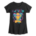 thumbnail image 1 of Garfield - Garfield 90s Logo - Toddler & Youth Girls Short Sleeve Graphic T-Shirt, 1 of 5