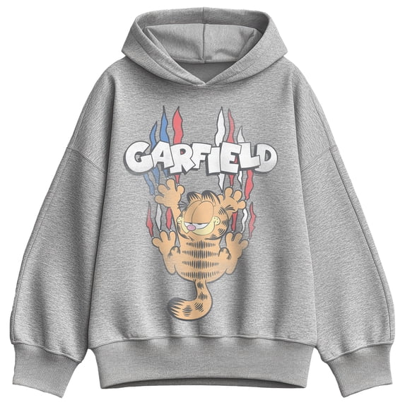 Garfield - Garfield Americana Oversized Fleece Hoodie Sweatshirt
