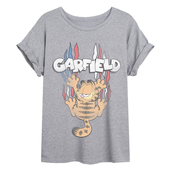 Garfield - Garfield Americana - Women's Oversized Graphic T-Shirt