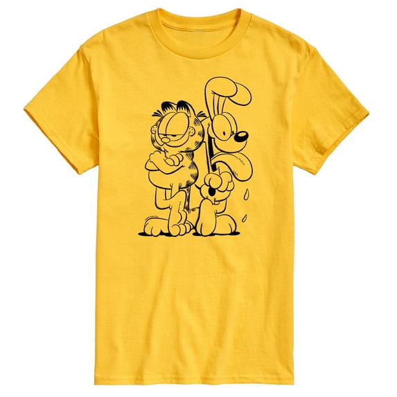 Garfield - Garfield And Odie - Men's Short Sleeve Graphic T-Shirt