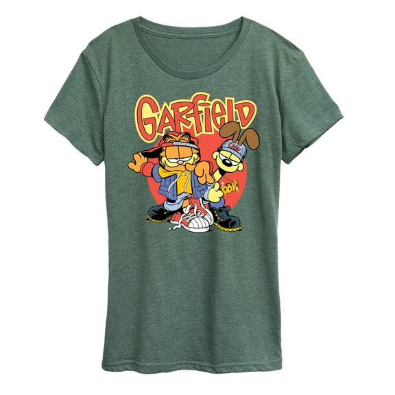 Garfield - Garfield And Odie - Women's Short Sleeve Graphic T-Shirt