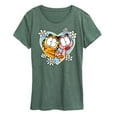 thumbnail image 1 of Garfield - Garfield Arlene Heart - Women's Short Sleeve Graphic T-Shirt, 1 of 5