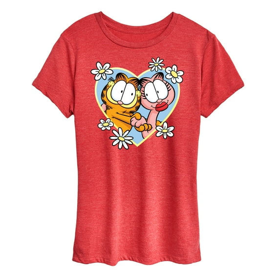 Garfield - Garfield Arlene Heart - Women's Short Sleeve Graphic T-Shirt