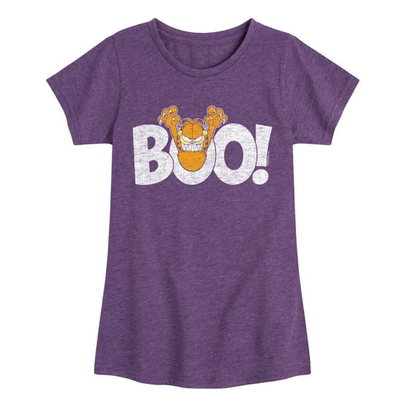 Garfield - Garfield Boo - Toddler And Youth Girls Short Sleeve Graphic T-Shirt