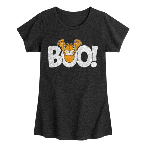 Garfield - Garfield Boo - Toddler And Youth Girls Short Sleeve Graphic T-Shirt