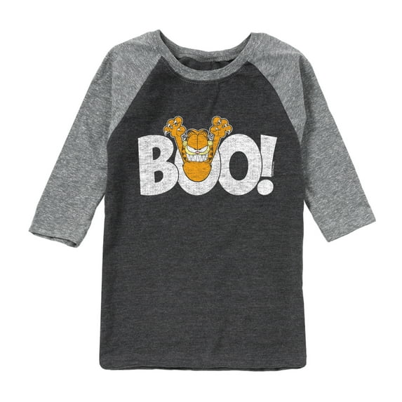 Garfield - Garfield Boo - Toddler And Youth Raglan Graphic T-Shirt