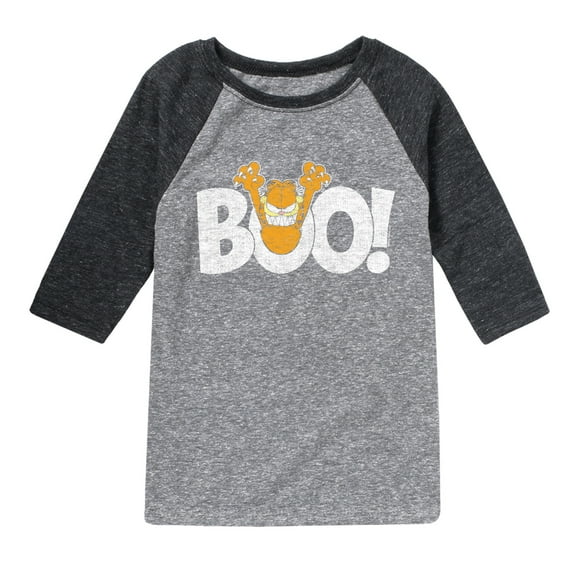 Garfield - Garfield Boo - Toddler And Youth Raglan Graphic T-Shirt