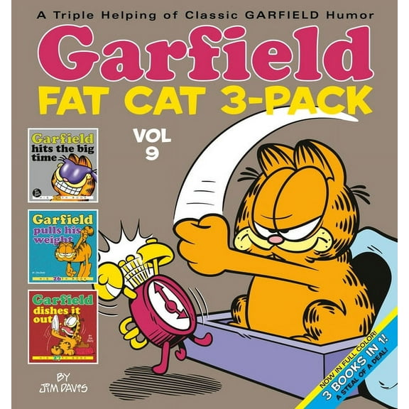 Garfield Garfield Fat-Cat 3-Pack #9, (Paperback)
