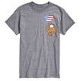 thumbnail image 1 of Garfield - Garfield Flag - Men's Short Sleeve Graphic T-Shirt, 1 of 4
