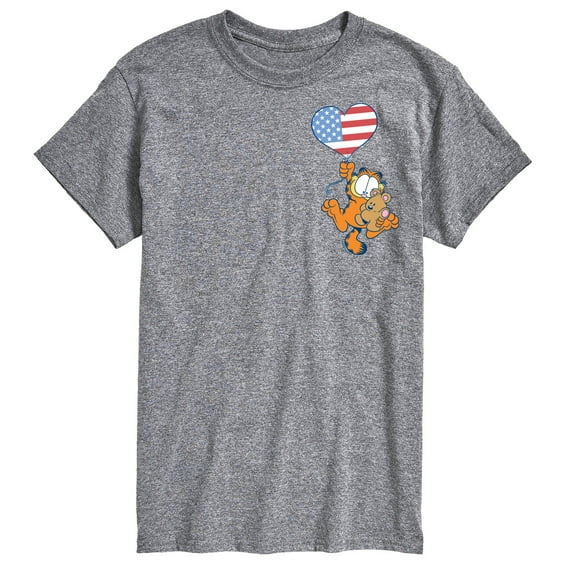 Garfield - Garfield Flag - Men's Short Sleeve Graphic T-Shirt