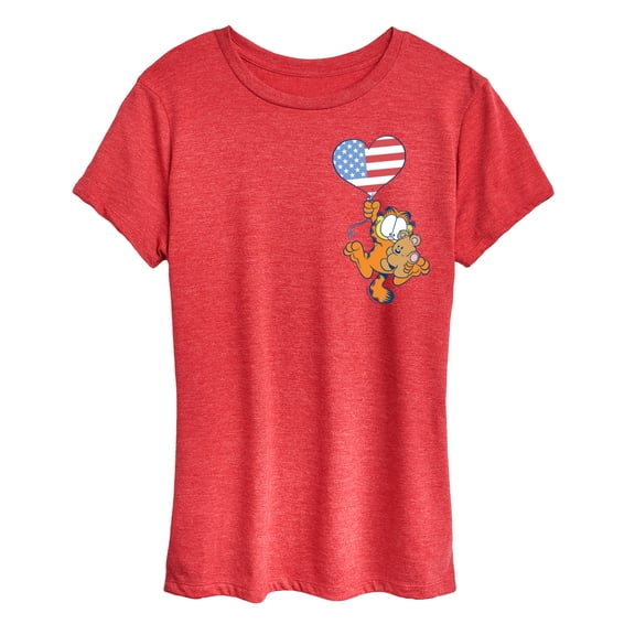 Garfield - Garfield Flag - Women's Short Sleeve Graphic T-Shirt