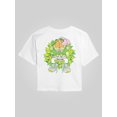 thumbnail image 1 of Garfield - Garfield Flower Bed - Juniors Cropped Graphic T-Shirt, 1 of 5