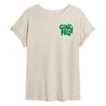 thumbnail image 1 of Garfield - Garfield Flower Bed - Women's Oversized Graphic T-Shirt, 1 of 5