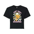 thumbnail image 1 of Garfield - Garfield Flowers Keep Growing - Juniors Cropped Graphic T-Shirt, 1 of 5