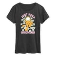 thumbnail image 1 of Garfield - Garfield Flowers Keep Growing - Ladies Short Sleeve Graphic T-Shirt, 1 of 5