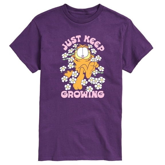 Garfield - Garfield Flowers Keep Growing - Men's Short Sleeve Graphic T-Shirt