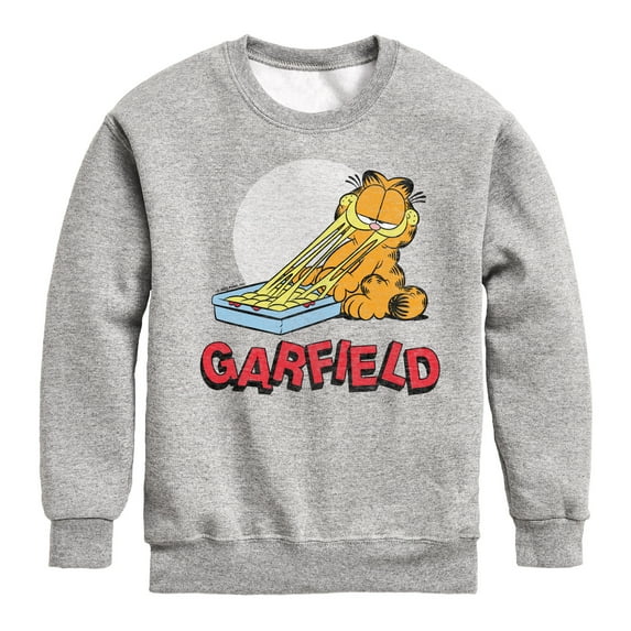 Garfield - Garfield Lasagna Logo - Toddler & Youth Crewneck Fleece Sweatshirt
