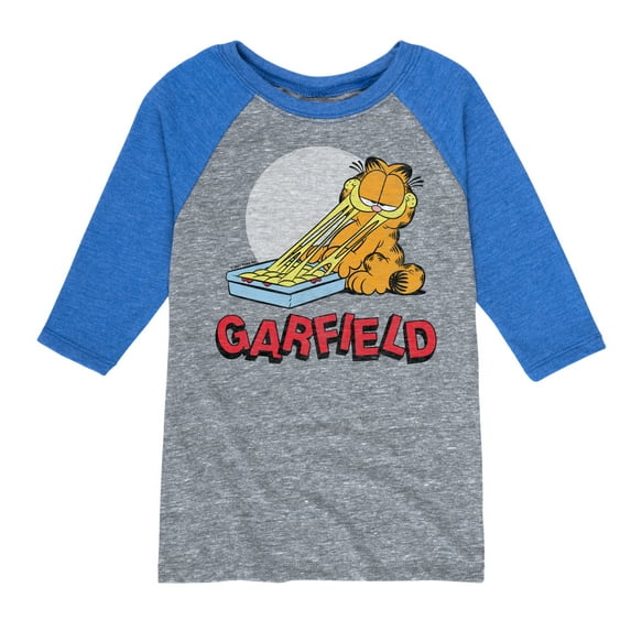 Garfield - Garfield Lasagna Logo - Toddler & Youth Raglan Graphic T-Shirt