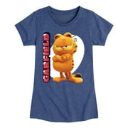 - Garfield Movie Vertical - Toddler & Youth Girls Short Sleeve Graphic T-Shirt