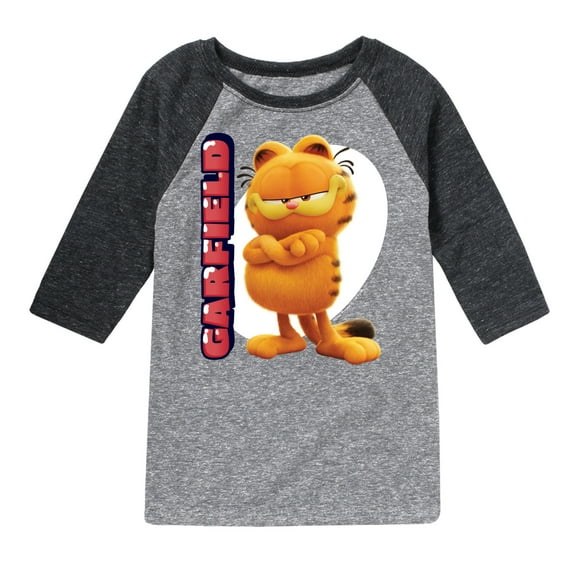 Garfield - Garfield Movie Vertical - Toddler & Youth Raglan Graphic T-Shirt
