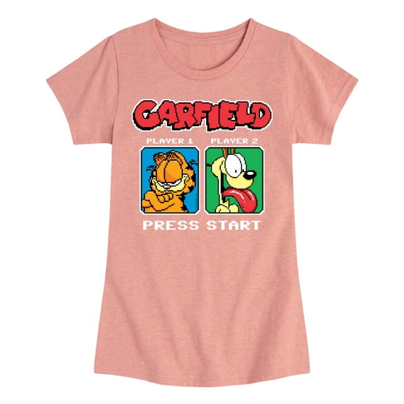 Garfield - Garfield Odie Game On - Toddler & Youth Girls Short Sleeve Graphic T-Shirt