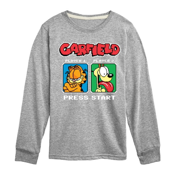 Garfield - Garfield Odie Game On - Toddler & Youth Long Sleeve Graphic T-Shirt