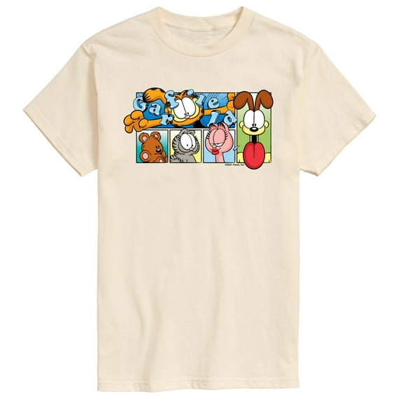 Garfield -  Garfield, Odie, and Friends - Men's Short Sleeve Graphic T-Shirt