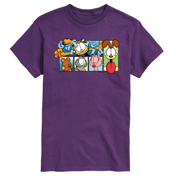 Garfield - Garfield, Odie, and Friends - Men's Short Sleeve Graphic T-Shirt