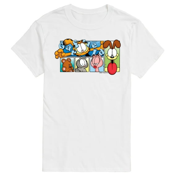 Garfield - Garfield, Odie, and Friends - Men's Short Sleeve Graphic T-Shirt