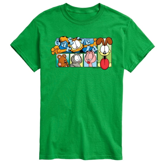 Garfield -  Garfield, Odie, and Friends - Men's Short Sleeve Graphic T-Shirt