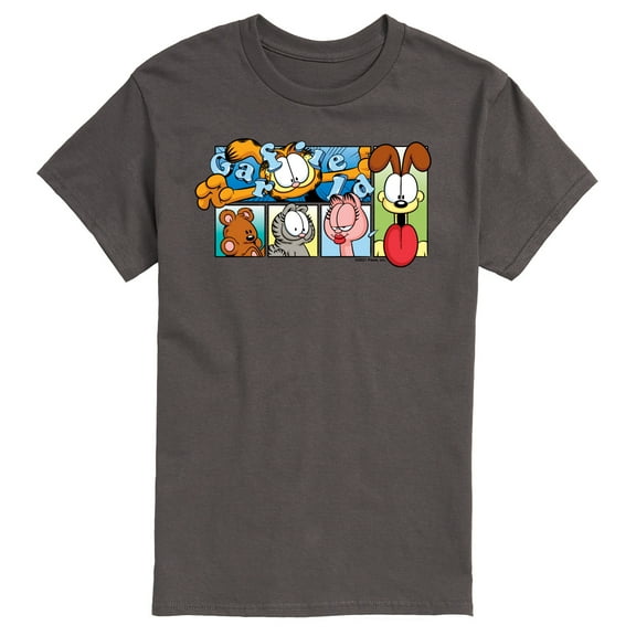 Garfield - Garfield, Odie, and Friends - Men's Short Sleeve Graphic T-Shirt